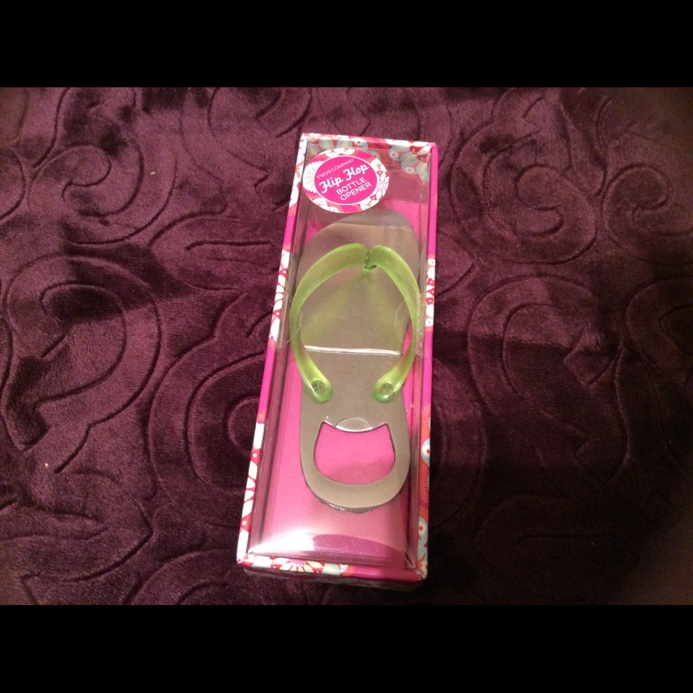 New in box cute flip flop bottle opener